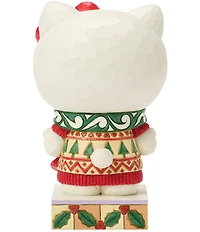 Jim Shore Sanrio Hello Kitty In Knit Scarf Figurine