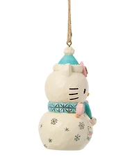 Jim Shore Sanrio Hello Kitty Snowman Hanging Ornament