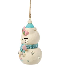 Jim Shore Sanrio Hello Kitty Snowman Hanging Ornament