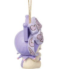 Jim Shore Sanrio Kuromi Bow Hanging Ornament