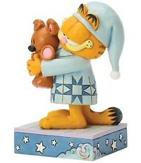 Jim Shore Sleepy Garfield With Pooky #double;Snuggles and Snoozes#double; Figurine