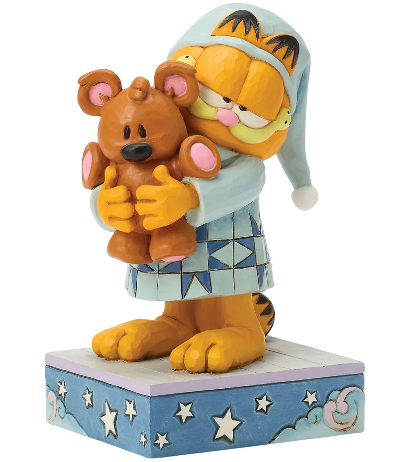 Jim Shore Sleepy Garfield With Pooky #double;Snuggles and Snoozes#double; Figurine