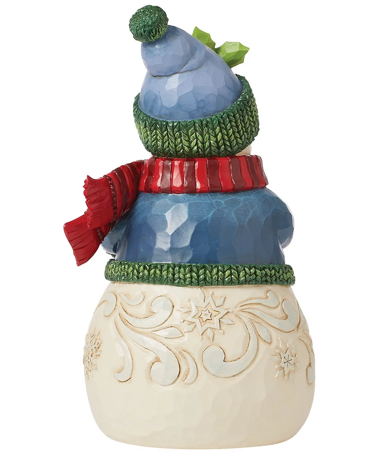 Jim Shore Snowman With Arms Full of Presents Figurine