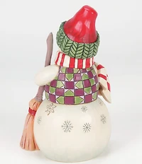 Jim Shore Swept in Love Snowman Figurine