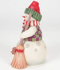 Jim Shore Swept in Love Snowman Figurine