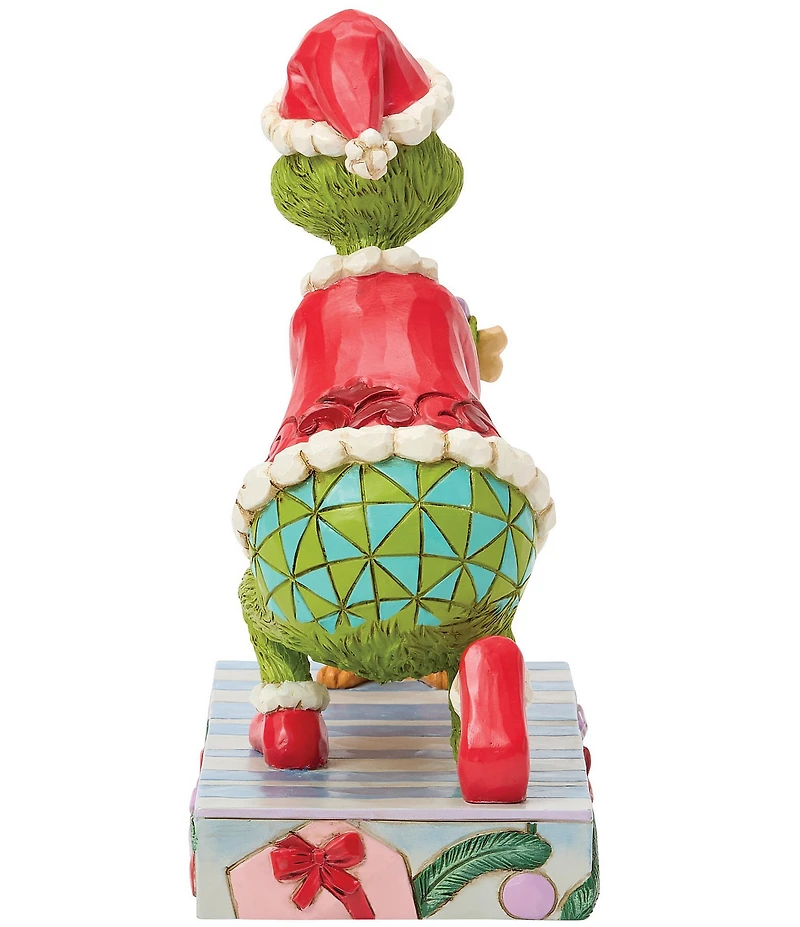 Jim Shore The Grinch Collection Grinch Giving Max A Bone Figurine