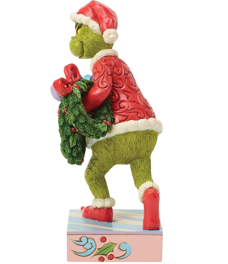 Jim Shore The Grinch Collection Grinch Stealing Wreaths Figurine