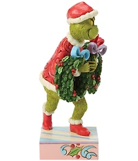 Jim Shore The Grinch Collection Grinch Stealing Wreaths Figurine