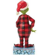 Jim Shore The Grinch Collection Grinch Wearing Plaid Pajamas Figurine