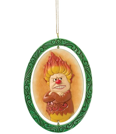 Jim Shore The Year Without a Santa Claus Collection Two-Sided Miser Brothers Ornament
