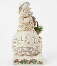 Jim Shore White Woodland Collection Winter's Gentle Gatherings Snowman Figurine