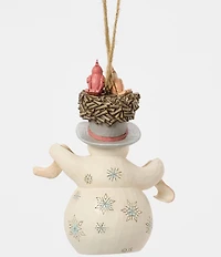 Jim Shore Woodland Collection Snowman 2025 Dated Ornament