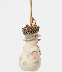 Jim Shore Woodland Collection Snowman 2025 Dated Ornament