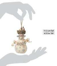 Jim Shore Woodland Collection Snowman 2025 Dated Ornament