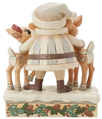 Jim Shore Woodland Santa with Reindeers Figurine