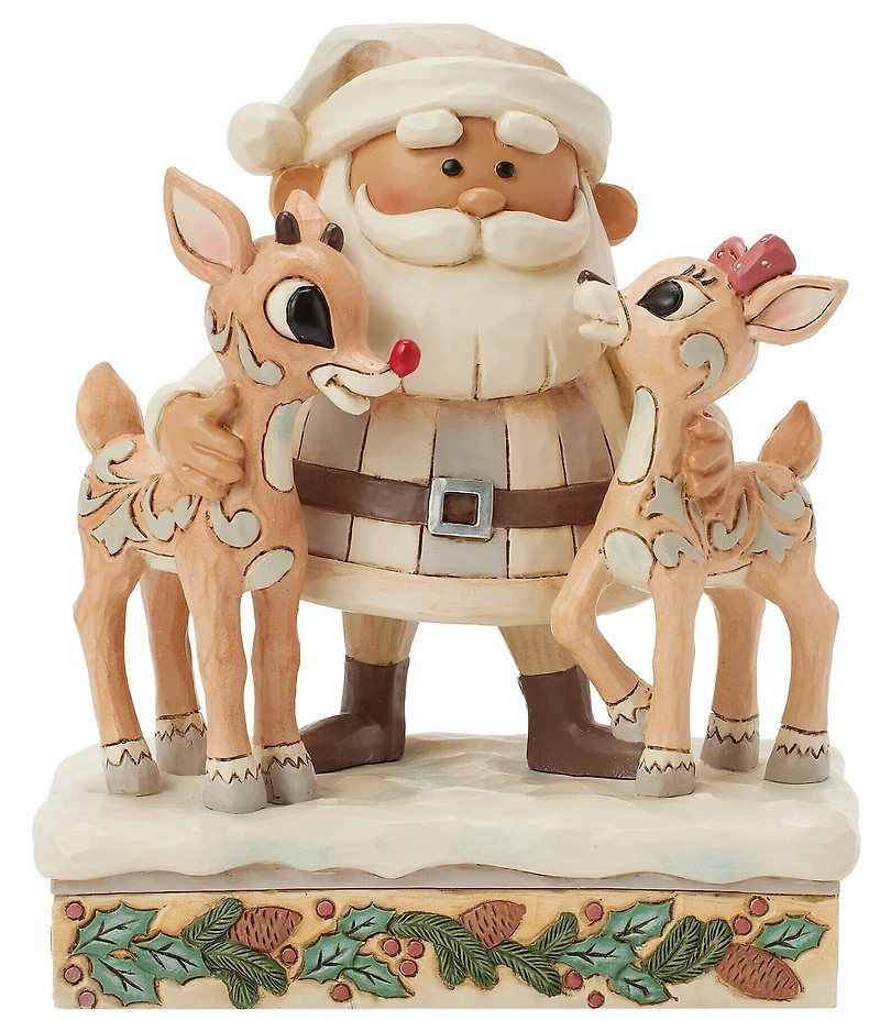 Jim Shore Woodland Santa with Reindeers Figurine