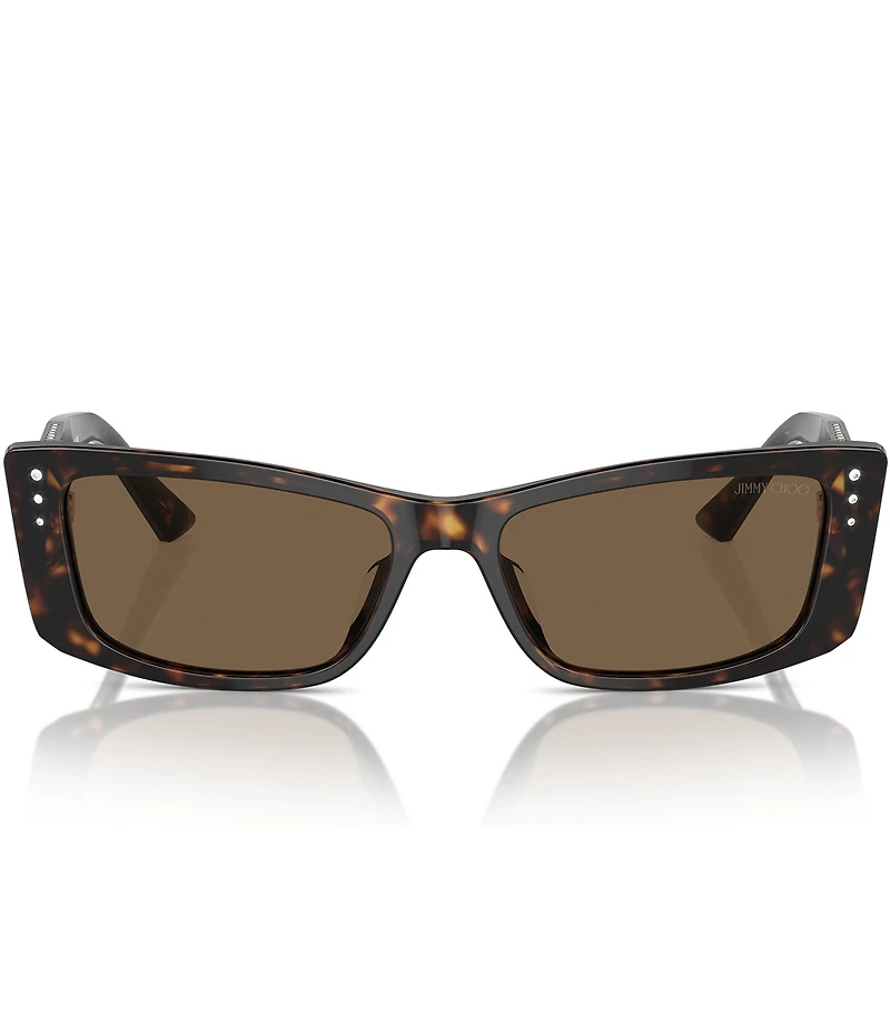 Jimmy Choo Women's JC5002BU 55mm Rectangle Sunglasses