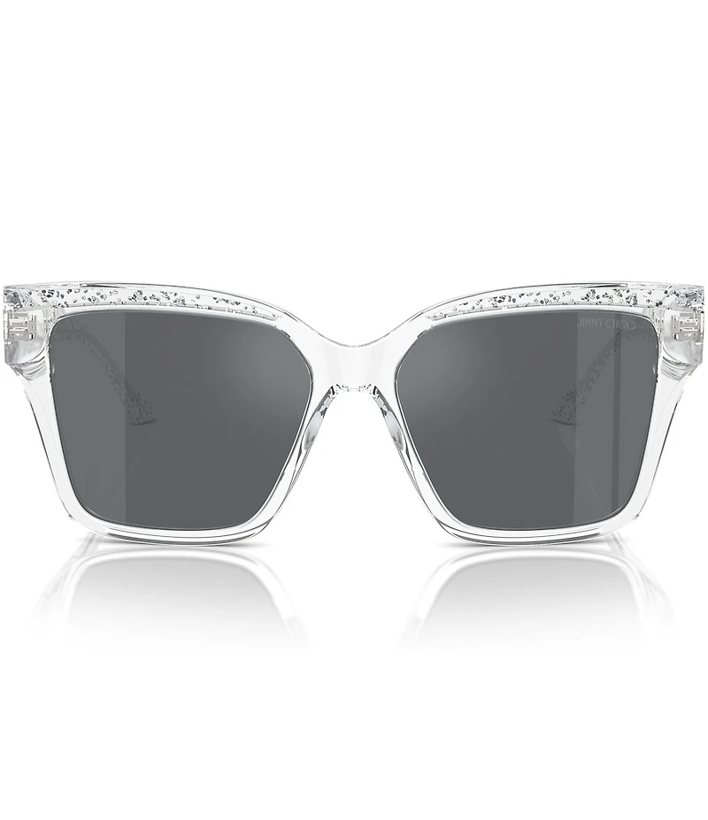 Jimmy Choo JC5003F 55mm Glitter Square Statement Sunglasses