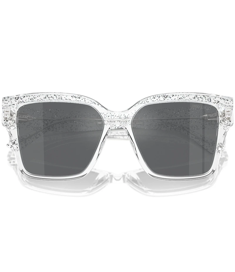 Jimmy Choo JC5003F 55mm Glitter Square Statement Sunglasses