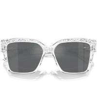 Jimmy Choo JC5003F 55mm Glitter Square Statement Sunglasses