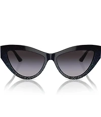 Jimmy Choo JC5004 55mm Glitter Cat Eye Statement Sunglasses
