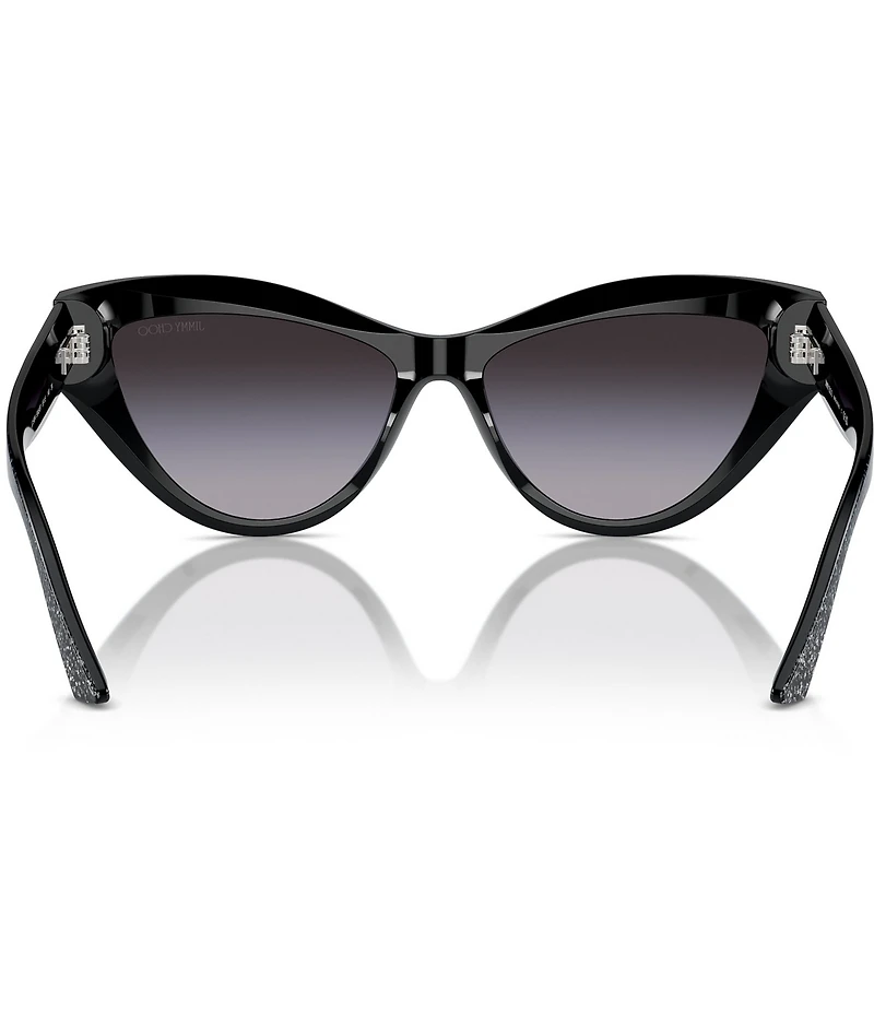 Jimmy Choo JC5004 55mm Glitter Cat Eye Statement Sunglasses