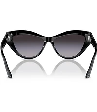 Jimmy Choo JC5004 55mm Glitter Cat Eye Statement Sunglasses
