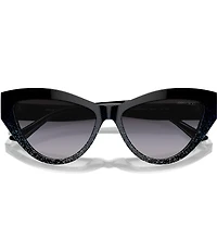 Jimmy Choo JC5004 55mm Glitter Cat Eye Statement Sunglasses