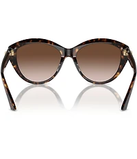 Jimmy Choo Women's JC5007F 55mm Havana Round Sunglasses