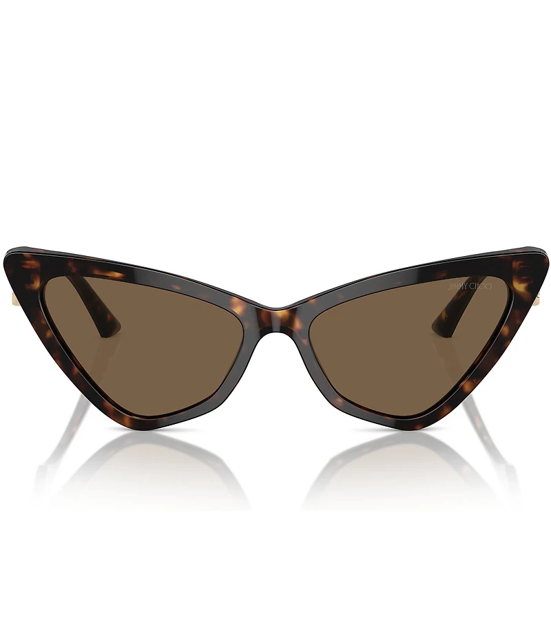 Jimmy Choo Women's JC5008 55mm Havana Cat Eye Sunglasses