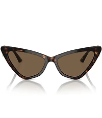 Jimmy Choo Women's JC5008 55mm Havana Cat Eye Sunglasses