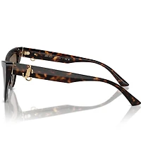 Jimmy Choo Women's JC5008 55mm Havana Cat Eye Sunglasses