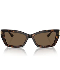 Jimmy Choo JC5011U 55mm Tortoise Cat Eye Sunglasses