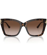 Jimmy Choo Women's JC5012F 54mm Havana Square Sunglasses