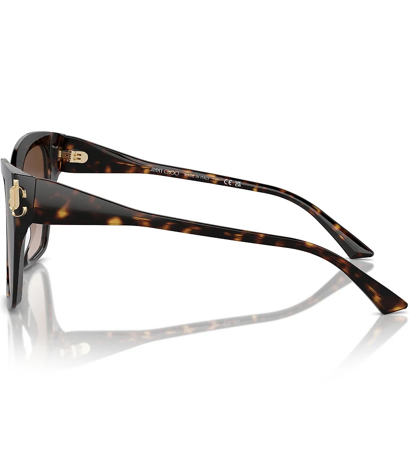 Jimmy Choo Women's JC5012F 54mm Havana Square Sunglasses