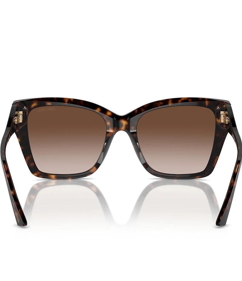 Jimmy Choo Women's JC5012F 54mm Havana Square Sunglasses