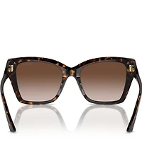 Jimmy Choo Women's JC5012F 54mm Havana Square Sunglasses
