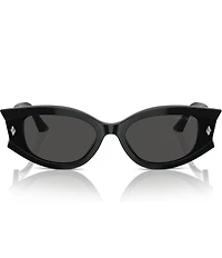 Jimmy Choo JC5015U 62mm Oval Statement Sunglasses