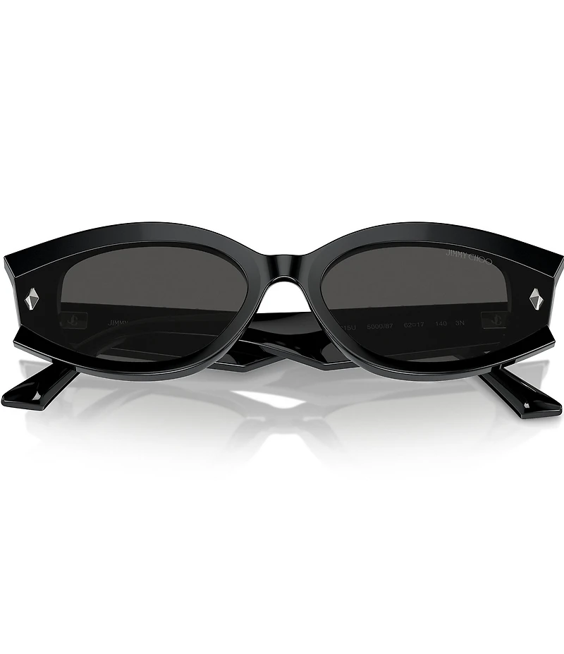 Jimmy Choo JC5015U 62mm Oval Statement Sunglasses