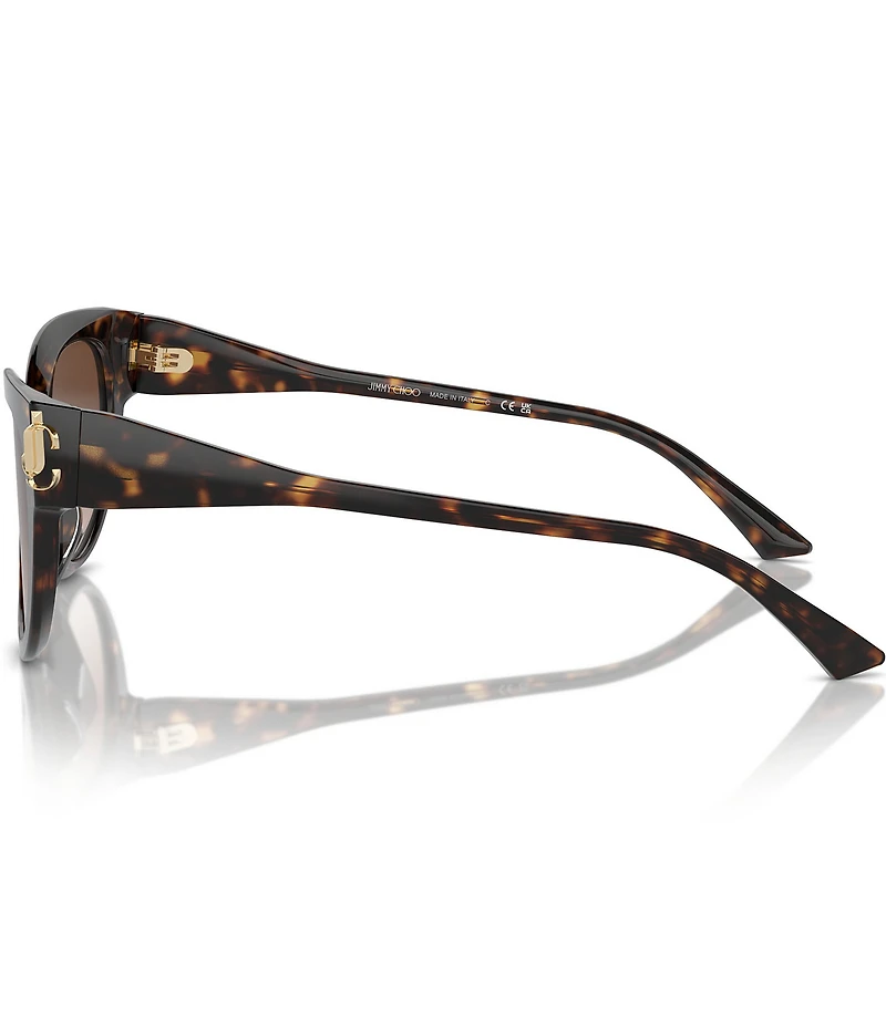 Jimmy Choo Women's JC5018U 54mm Havana Cat Eye Sunglasses