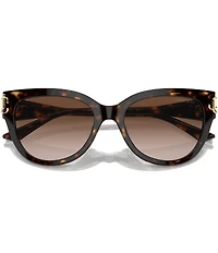 Jimmy Choo Women's JC5018U 54mm Havana Cat Eye Sunglasses