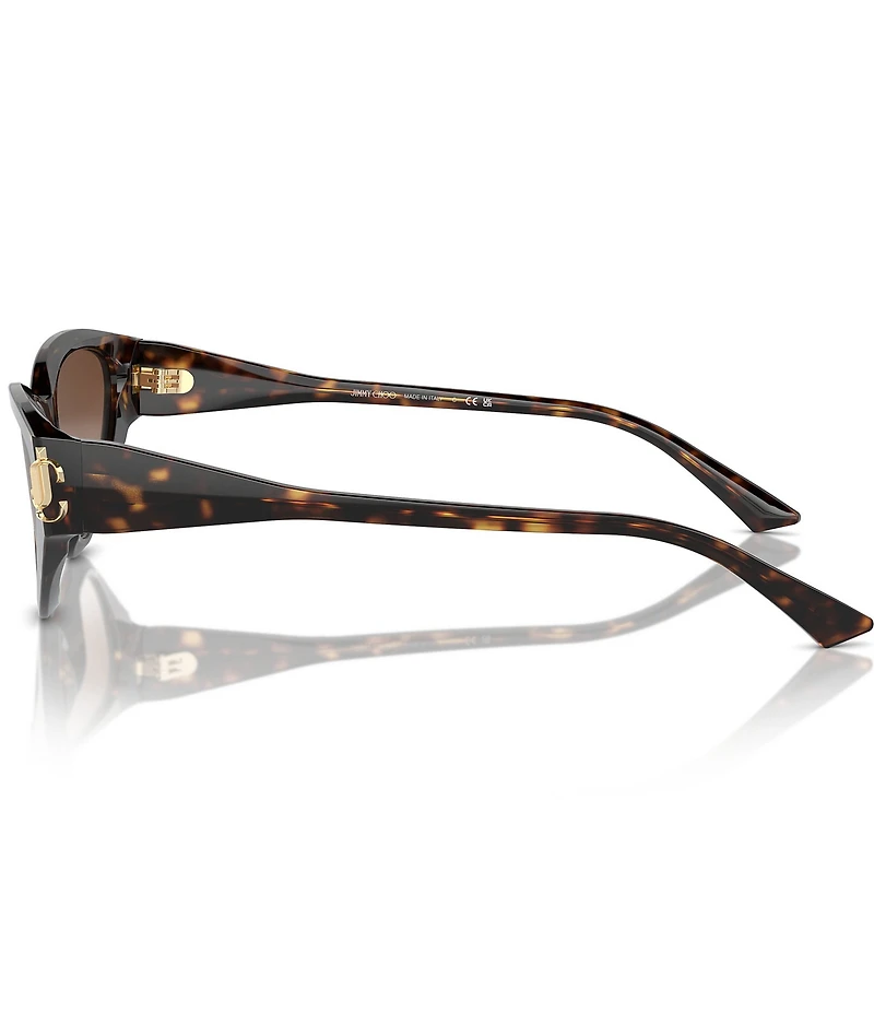 Jimmy Choo Women's JC5019 55mm Havana Cat Eye Sunglasses