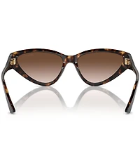 Jimmy Choo Women's JC5019 55mm Havana Cat Eye Sunglasses