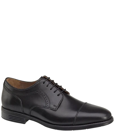 Johnston & Murphy Branning XC4 Waterproof Leather Cap Toe Brogue Detail Oxfords