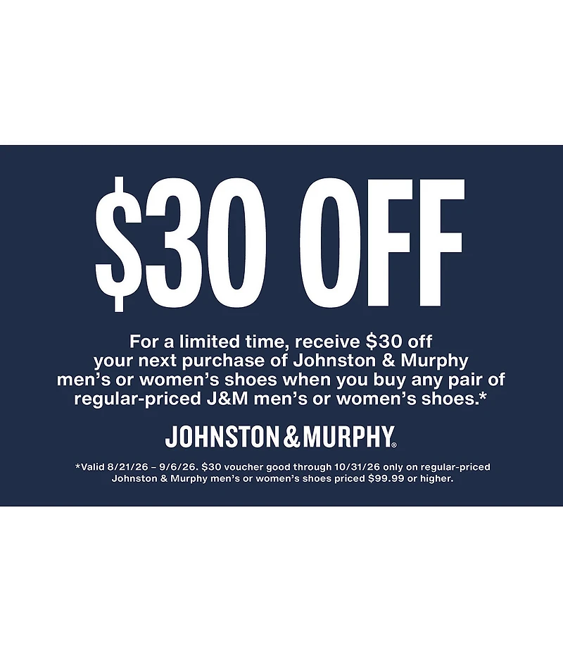 Johnston & Murphy Branning XC4 Waterproof Leather Cap Toe Brogue Detail Oxfords