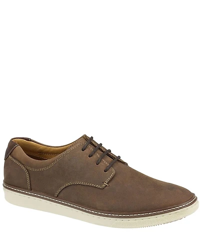 Johnston & Murphy Men's McGuffey Tumbled Leather Plain Toe Lace Up Oxfords