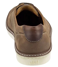 Johnston & Murphy Men's McGuffey Tumbled Leather Plain Toe Lace Up Oxfords