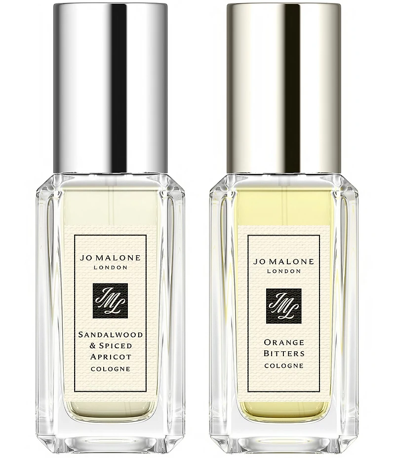 Jo Malone London Orange Bitters and Sandalwood & Spiced Apricot Cologne Discovery Duo Festive Gift Set
