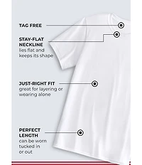 Jockey® Made in America Cotton Short Sleeve Crew Neck Undershirt 2-Pack