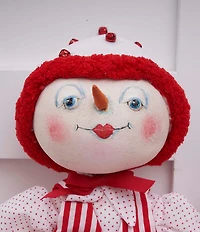 Joe Spencer's Gathered Traditions Sidney Snowman Figurine